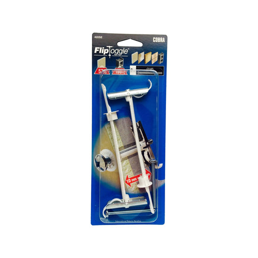 Cobra Anchor Fliptoggle Screws 5 x 60mm - 2 Pack - Steel - Secure Fastening - Auzzistore