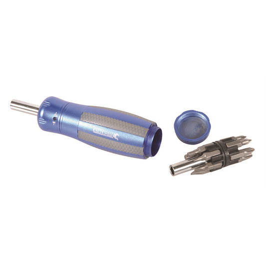 Kincrome 13-in-1 Ratcheting Screwdriver - Compact Aluminium - Non-Slip Grip