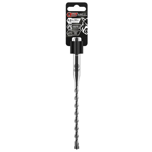 Full Boar 4 Cut Tip Drill Bit - 6.5mm x 160mm - Carbide - SDS-Plus - Auzzistore