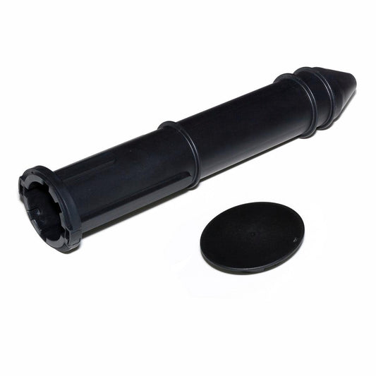 Daytek Rotary Clothesline Ground Socket - Plastic - Easy Installation - Black