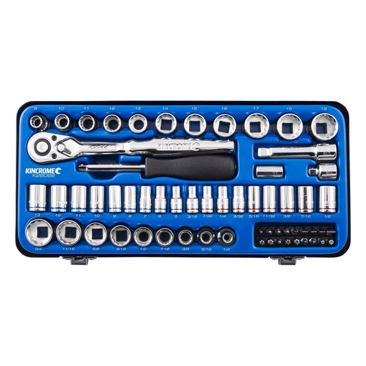 Kincrome Socket Set - 61 Piece - Chrome Vanadium Steel - Ratcheting – view 2 - Auzzistore