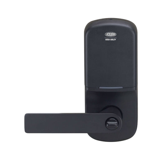 Lockwood SDL Smart Leverset - Keyless Entry - Matt Black - 145mm x 154mm – view 2 - Auzzistore