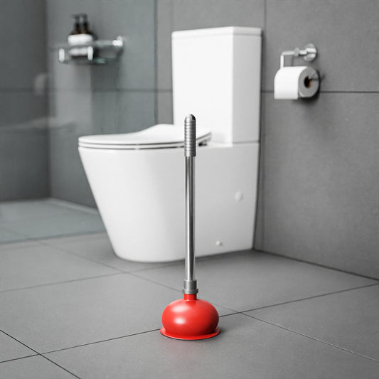 EnduraSeal Premium Toilet Plunger - Stainless Steel - Lightweight - Durable – view 2 - Auzzistore