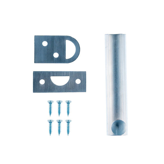 Taskmaster 75mm Satin Chrome Surface Bolt - Solid Brass - 1 Pack - Chrome – view 2 - Auzzistore