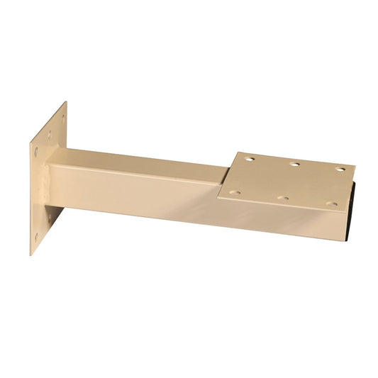 Sandleford Wall Mount Letterbox Post - 250mm - Galvanised Steel - Cream