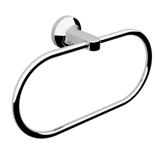 Caroma Sahara Hand Towel Ring - Brass - Chrome Finish - Easy Install