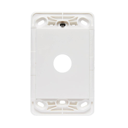 HPM Vivo White 1 Gang Wall Switch Grid Plate - 118mm x 85mm - Easy Install
