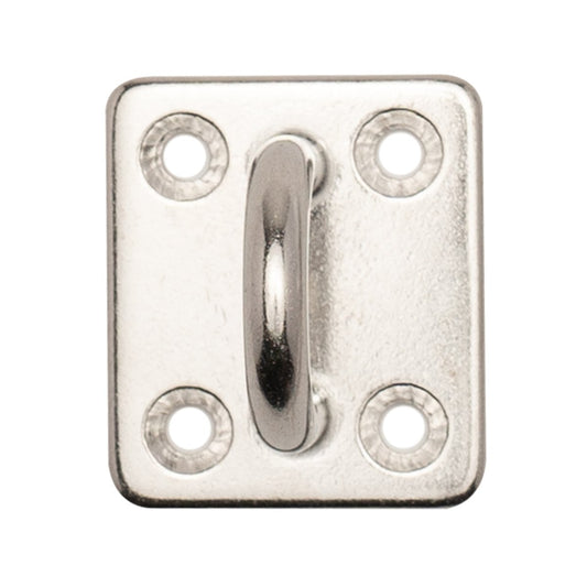 Taskmaster 6mm Stainless Steel Square Eye Plate - 6 Pack - 40mm x 25mm – view 2 - Auzzistore