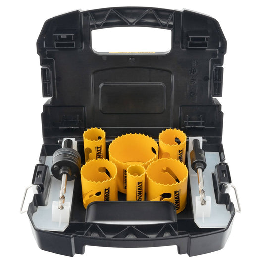 Dewalt 9 Piece Electrician Hole Saw Set D180002 V - 22mm to 64mm - Durable – view 2 - Auzzistore
