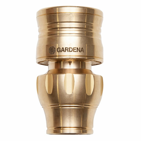 Gardena 13mm Brass Hose Connector - Solid Brass - Leak-Free - Durable – view 2 - Auzzistore