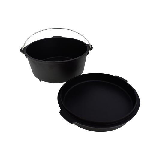Jumbuck Cast Iron Dutch Oven - 3.5L - Versatile Indoor & Outdoor Cooking – view 2 - Auzzistore