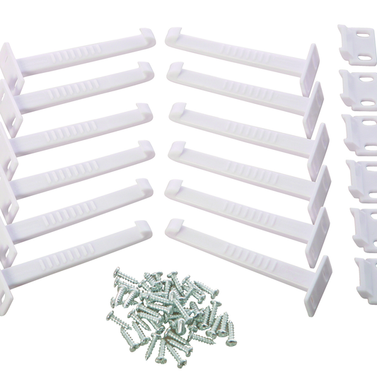 Dreambaby Child Safety Catch - 17mm x 85mm - PP - Easy Access - 12 Pack – view 2