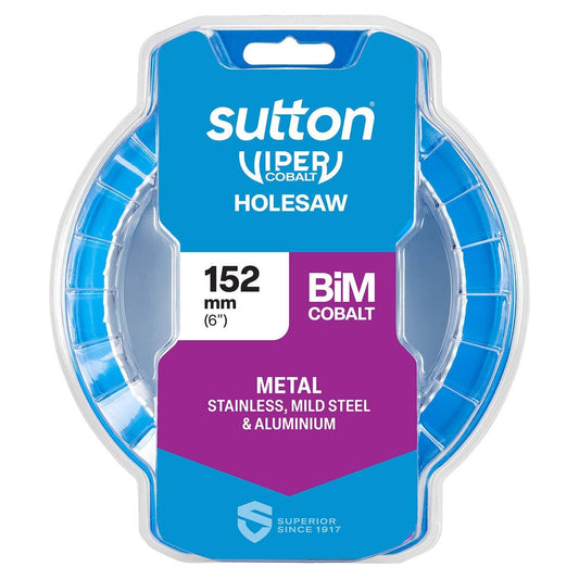 Sutton Tools 152mm Viper Cobalt Bi Metal Holesaw - Durable Cutting Tool - Auzzistore