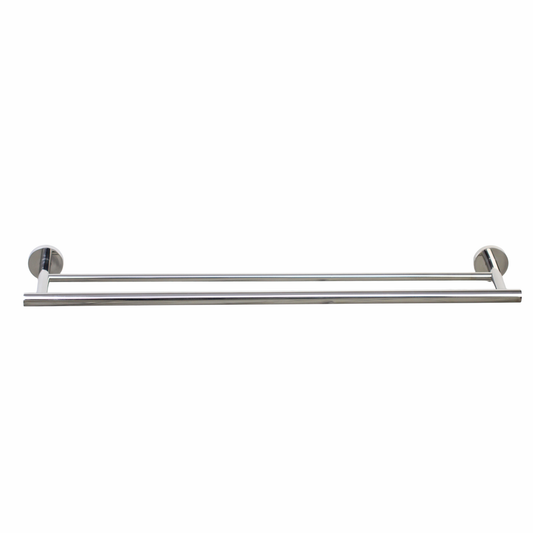 Barelli Toscana Double Towel Bar 90cm - Polished Chrome - Durable Design