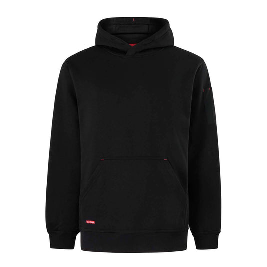 Hard Yakka Black Brushed Fleece Workwear Hoodie 2XL - Warm & Durable - Auzzistore