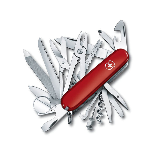 Victorinox Swiss Champ Pocket Knife - 33 Functions - 60mm Blade - Red - Auzzistore