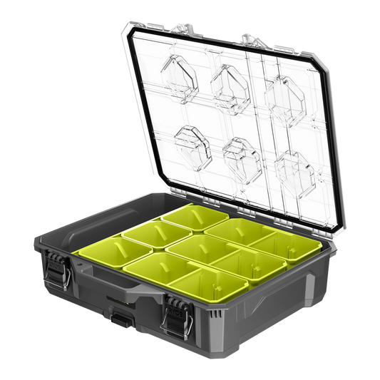 Ryobi Link Small Parts Organiser - Modular Storage Solution 445mm x 150mm x 510mm – view 2 - Auzzistore