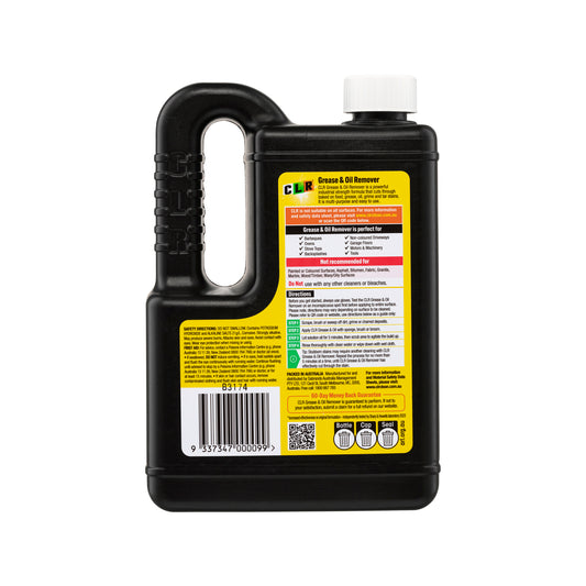 CLR Oil & Grease Remover - 750ml Liquid - Non-Toxic - Powerful Clean