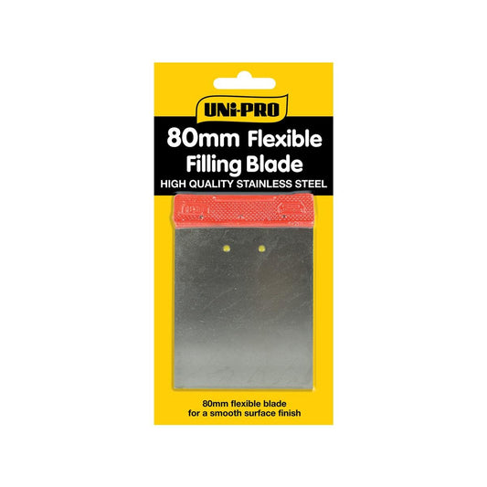 Uni Pro 80mm Flexible Steel Filling Blade - Smooth Finish - Durable - Auzzistore