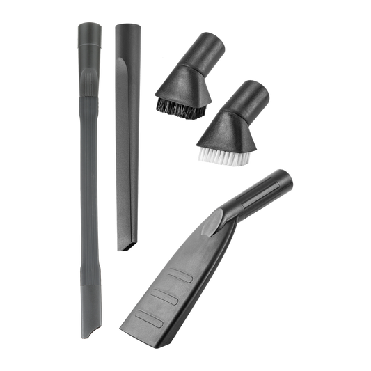 Powerfit Workshop Vacuum Accessory Kit - 5 Piece - Durable Cleaning Tools