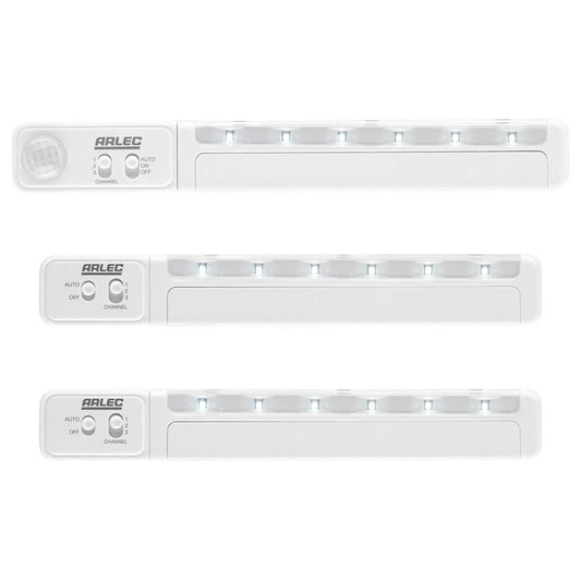 Arlec Wireless Linkable Sensor Light Kit - 3 Lights - Plastic - 150 Lumens – view 2