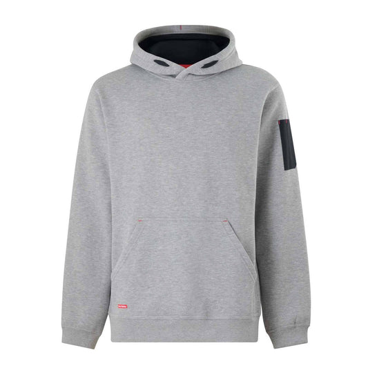Hard Yakka Brushed Fleece Workwear Hoodie 2XL - Light Grey Marle - Warmth & Comfort - Auzzistore