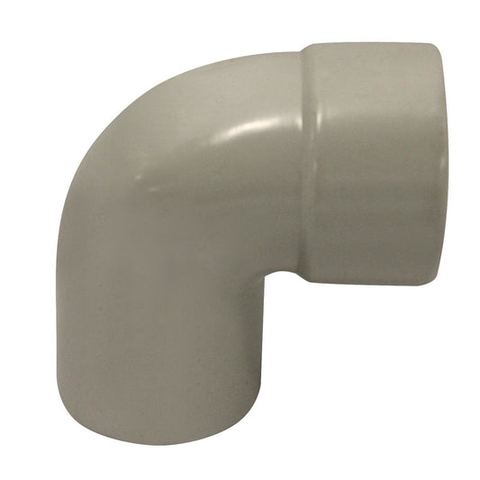 Holman 50mm PVC DWV Plain Bend - 88 Degree - Grey - Durable Connection - Auzzistore
