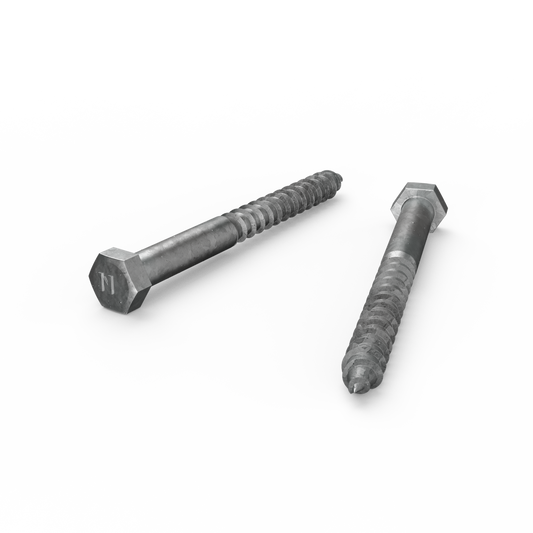 Zenith M12 Hex Head Coach Screws 12 Pack - 130mm - Hot Dip Galvanised - Heavy-Duty – view 2 - Auzzistore