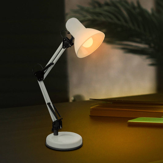 Brilliant XL White Flexi Lloyd Desk Lamp - 155mm x 500mm x 240mm - Adjustable – view 2