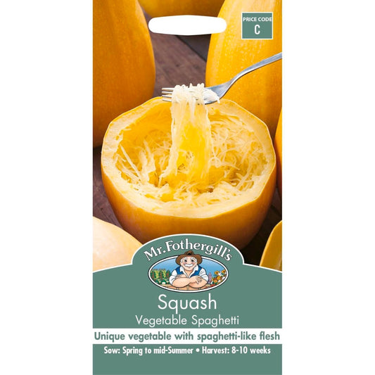 Mr Fothergill Squash Vegetable Spaghetti - 1.8kg - Seed - Easy to Grow - Auzzistore