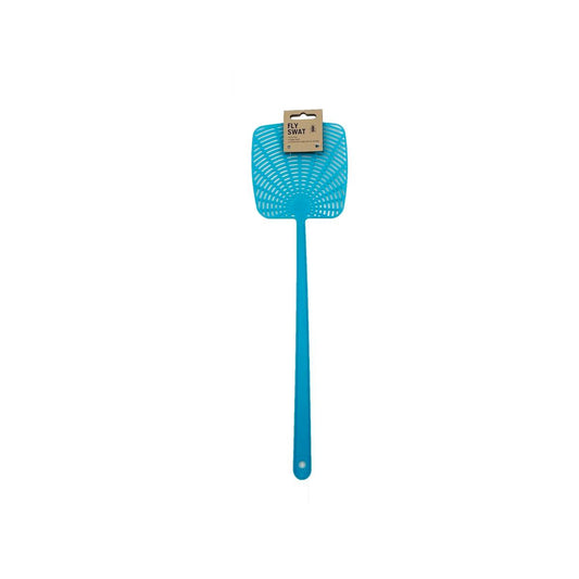 Plastic Fly Swat - Lightweight Durable Pest Control Tool - 125mm x 445mm - Blue - Auzzistore