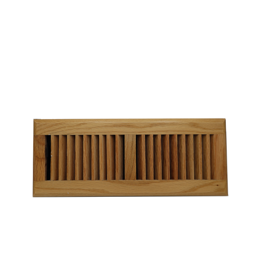 Accord Light Oak Wood Floor Vent 10 x 30cm Adjustable Air Flow - Auzzistore