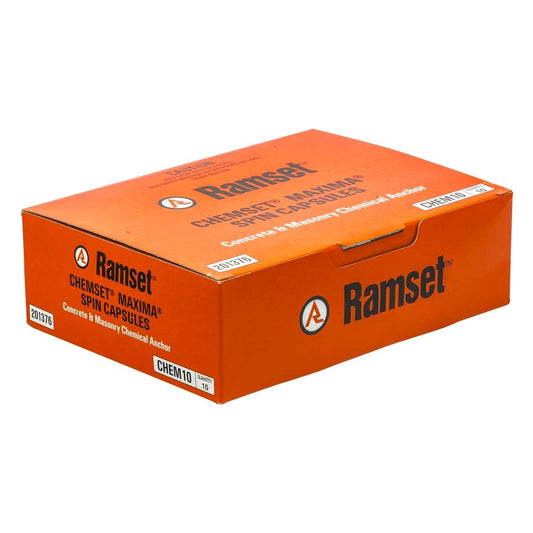 Ramset Maxima Masonry Chemical Epoxy Capsule 10 Pack 10mm Polyester - Auzzistore