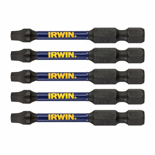 Irwin Impact Bits - 57mm SQ2 - Magnetised - High Strength - 5 Pack – view 2 - Auzzistore
