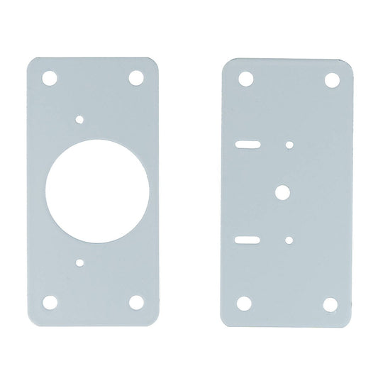 Taskmaster Hinge Repair Plate 2 Pack - 90 x 45mm - White - Easy Installation – view 2 - Auzzistore