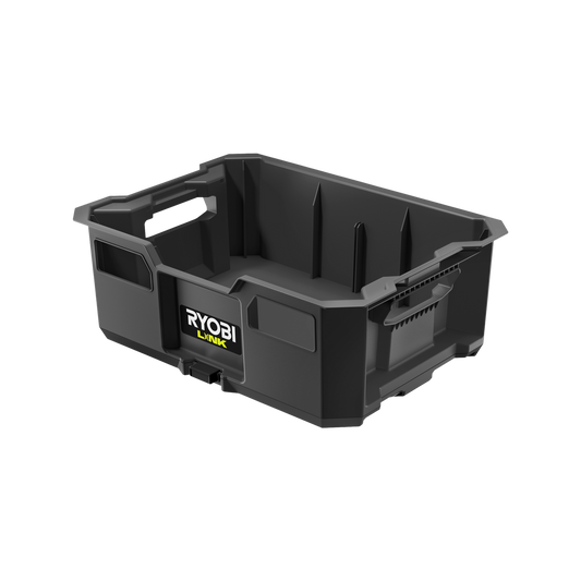 Ryobi Link Crate - Storage Solution 413mm x 203mm x 565mm - Impact-Resistant – view 2 - Auzzistore