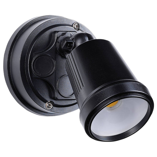 Brilliant Black Raptor III Single LED Flood Light - 800 Lumens - 10W - Black – view 2