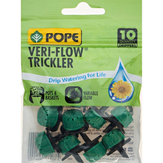 Pope Veri Flow Trickler - 10 Pack - Polypropylene - Adjustable Flow - Auzzistore