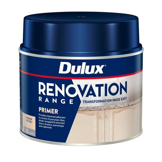 Dulux Renovation Range Primer - 1L - Water-Based - Touch Dry in 30 Min - Auzzistore