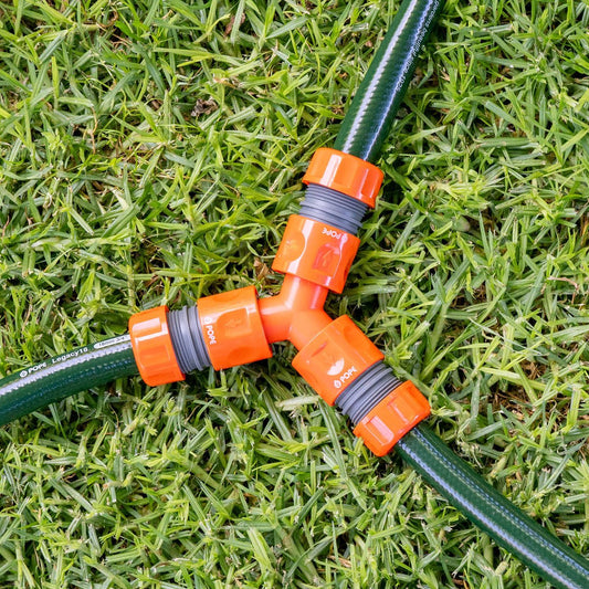 Pope 18mm 3 Way Hose Coupler - Connects 3 Hoses - UV Treated - Durable – view 2 - Auzzistore