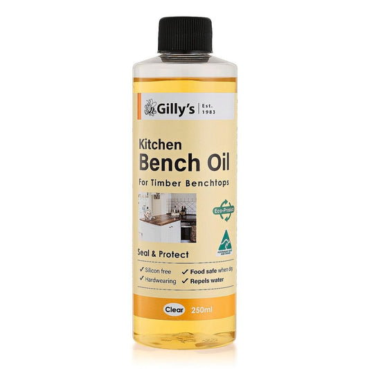 Gilly S Kitchen Bench Oil - 250ml - Tung Oil - Water Resistant