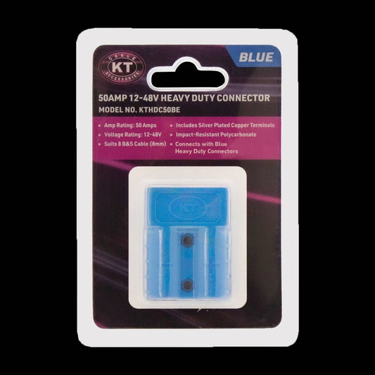 Kt Solar HD Connector 50A - Heavy-Duty Power Connector - Blue - KTHDC50BE – view 2 - Auzzistore