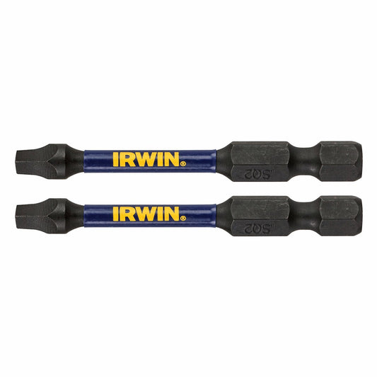 Irwin Impact Bits - 57mm SQ2 - Magnetised - High Strength - 2 Pack – view 2 - Auzzistore