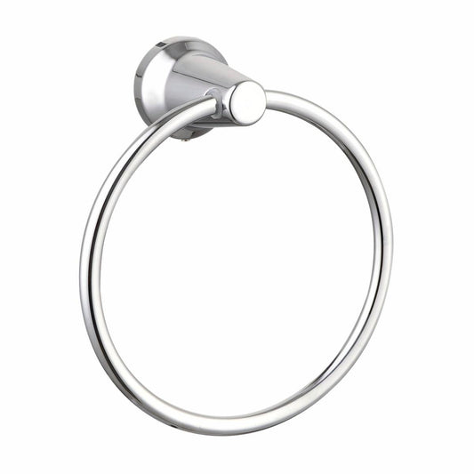 Mondella Towel Ring - Chrome - 155mm x 200mm - Metal - Easy Installation - Auzzistore