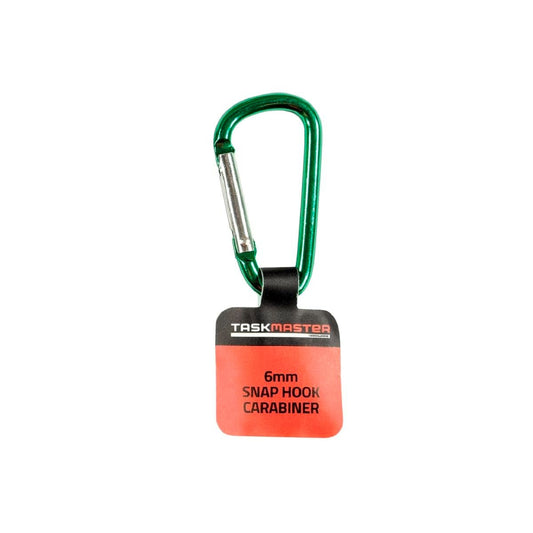 Taskmaster D Shape Aluminium Carabiner 6mm - Durable - Lightweight - Versatile - Auzzistore