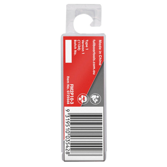 Full Boar HSS Drill Bit 10 Pack - 3mm - Precision Drilling - Metal, Wood, Plastics – view 2 - Auzzistore