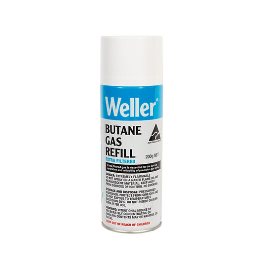 Weller Butane Gas Refill - 200g Canister - Extra Filtered - Australian Made - Auzzistore