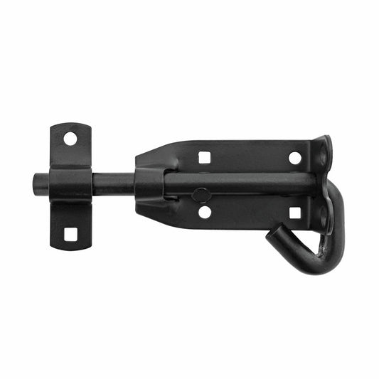 Pinnacle Double Eye Padbolt 150 x 12mm - Matte Black - Steel - 1 Pack - Auzzistore
