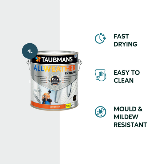 Taubmans 4L Hi C Yellow Low Sheen Exterior Paint - All Weather - Mould Resistant – view 2 - Auzzistore