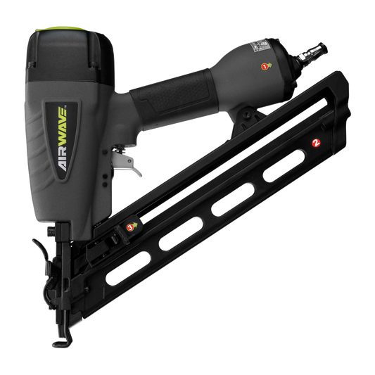 Ryobi Airwave DA Series Air Brad Nailer - 15 Gauge - 32-64 mm - Grey/Black – view 2 - Auzzistore